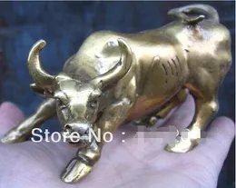 belle Laiton Wall Street bull statue en bronze