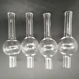 水道管のガラス骨のヒントのための大きなバブル二重管サーマルクォーツのバンガーの釘のための高品質の水晶炭帽