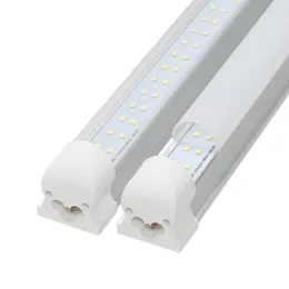 統合4フィートT8 LEDチューブライト30Wダブル列192LEDS 1200mm LEDバルブクーラーライトAC85-265Vバラスト互換LEDチューブ