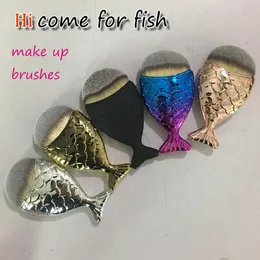 New Mermaid Makeup Brush Powder Contour Fish Scales Mermaidsalon Foundation Brush Set Skönhet Kosmetika Blush Pulver Make Up Brush