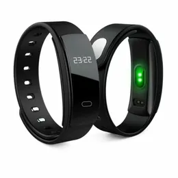 QS80 Inteligentny Nadgarstek Bransoletka Bransoletka Tętna Tętna Sleep Mears Wodoodporny Call Tracker dla Androida IOS IOS Phone PK MiBand