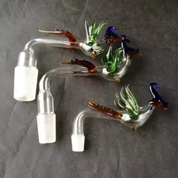 Phoenix pot 14mm, accessori per bong in vetro Bruciatore a nafta unico Tubi in vetro Tubi per l'acqua Tubi in vetro Piattaforme petrolifere Fumatori con contagocce