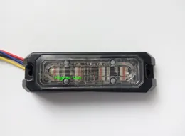 ECE R65 4 * 3W LED Car Grill Lights Lights, Strobe Emergency Light, Reflektory, 23Flash, Wodoodporne