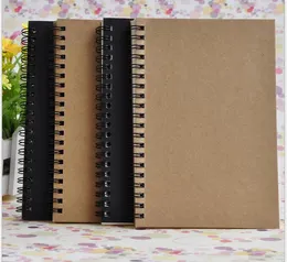 office school suppplier kraft paper notepad coin notebooks vintage girl dairy book creative trends business notes bookstraveler journal