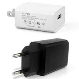 Cargador de adaptador de carga de pared USB UE EE. UU. Enchufe 5V 2A Adaptador de viaje de alimentación de CA