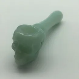 Tubi di bruciatore di olio di vetro per fumo da 4 pollici con maniglia di vetro tubi colorati tubo d'acqua del bruciatore in vetro pyrex cranio