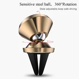 Универсальный держатель автомобильного телефона Магнит Алюминиевая подставка 360 градусов держатель монтажа GPS Магнитный держатель мобильного телефона Magnetic