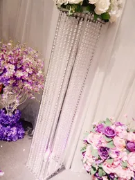 中央の正方形の結婚式の中心的なアクリルのエッフェルのスライバまたは金の花瓶