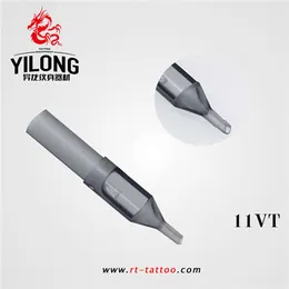 Yilong Hot Sprzedaj 11vt 50 sztuk Jednorazowy Szary Tatuaż Wskazówki Dysza Dostawa Tattoo Supply Pro Jednorazowe Tatuaż Wskazówki Dysze