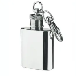 hip flasks drop chain alcohol keychain steel wholesale- quality with silver 28ml high mini tone e0xc flagon 1oz stainless key