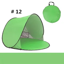 迅速な自動開口ハイキングテントアウトドアキャンプシェルター50+ UV保護テントビーチ旅行芝居ホーム10 PCS多色釘