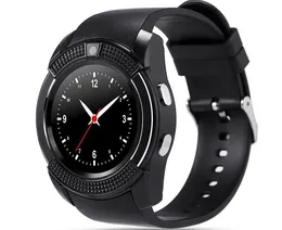 V8 Smart Watch Bluetooth Watches Android with 0.3M Camera MTK6261D DZ09 GT08 Smartwatch for android phone with Retail Package