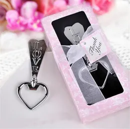 Gratis frakt 50pcs Love Heart Shape Beer Wine Bottle Cap Opener Collection Bröllopsfest Favorit Årsdag Gifts Event Tillbehör