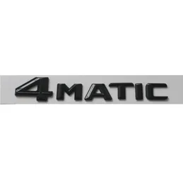 Gloss Black 4 Matic Letters Pagon Emblem Naklejki Naklejka na Mercedes Benz 4Matic