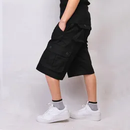 Partihandel - Nya Ankomstmens Cargo Shorts Plus Size 30-44 Man Wearing Army Shorts med Multi-Pocket Brand Clothing