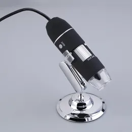 50 sztuk Praktyczna Elektronika 2.0MP USB 8 LED Mikroskop cyfrowy Mikroskop Endoskop Lupa 50x ~ 500x Muniple Measter Kamera wideo