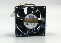 Original AVC DATA0838B2U 8038 1,02 A 80*80*38 MM 12 V Vierdraht-PWM-Serverlüfter