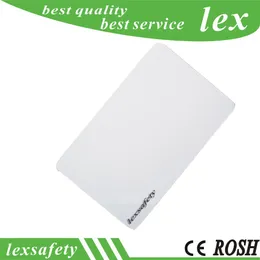 100pcs Per lot FM11RF08 ISO14443A 13.56mhz 1k Plastic Key Cards Clear blank PVC Common white RFID Proximity Smart Card