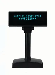 VFD220H Factory Price Electronic 2 Lines VFD Display Pole Adjustable Customer Display for Supermarket POS System