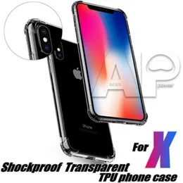 Cases For Iphone 13 12 Mini 11 Pro Max XR XS Samsung S20 Ultra S9 Plus Case Shockproof Back Cover Soft TPU Gel OPP Pack