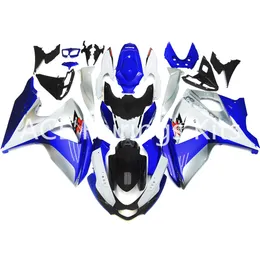 3 gift new For Suzuki GSXR1000 GSX-R1000 09 10 11 12 13 14 K9 ABS Plastic Motorcycle Fairing Kit Bodywork Blue Gray White