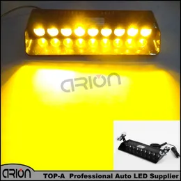 9 LED 3W/LED Luce stroboscopica per parabrezza Viper Car Flash Segnale Emergenza Vigili del fuoco Polizia Segnalatori di sicurezza