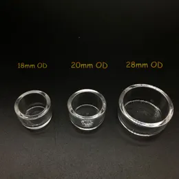 18mm 20mm 28mm OD Płaski Top Dolny Thermal Skilet Wkładka kwarcowa Wiadro do płaskiego Top Quartz Banger Paznokcie Oil Ratunki Szkło Bongs