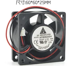 delta 6025 24V AFB0624SH 0.21A 6CM 60*60*25MM 2 line inverter dual ball air cooling fan