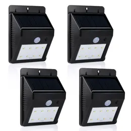 Lampy słoneczne 8 LED Outdoor Wireless Waterproof Security Motion Sensor Light na patio, pokład, podwórko, ogród, podjazd