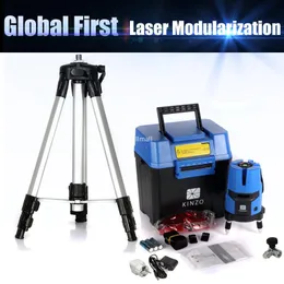 Freeshipping Free Set Multifunktionslaser Linienkreuzlinienlaser Rotationslaser 360 Grad Selbstausgleichende Nivellierung 5 Linien 4V1H3Punkt