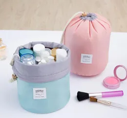 Högkvalitativ fatformad resa kosmetisk väska Nylon tvättpåsar Makeup Organizer Storage Bag Hög kapacitet