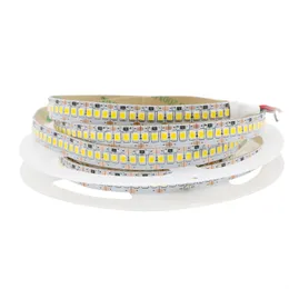 DC12V LED Strip Ej vattentät 5m/lot Fiexibel LED Strip SMD 2835 240Led/M Varmvit/Vit/1200LEDS/Rull LED-tejp Extra ljusstark