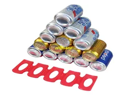 50pcs/lot Fast shipping Silicone Refrigerator Wine rack Mat beer cans mat Wine holder top cushion cola storage racks