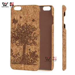 Cork Cases Compatible For Apple iPhone, Slim Protective Natural Wood Cover Mobile Phone Skin, Shockproof Bumper Design Back Protector Nature Phonecase Shell