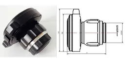 Trasporto libero orecchio dell'accoppiatore della macchina fotografica dell'endoscopio di 14mm HD, naso, strumento di Surgica delle gole