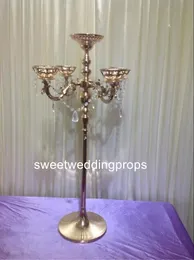 New Tall Clear Acrylic Wholesale Wedding Table Top Candelabra Centerpiece