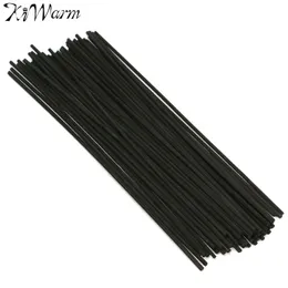 Partihandel-50st Ny Black Rattan Reed Fragrance Oil Diffuser Replacement Refill Pinnar Party Hem Sovrum Badrum Inredning Gåvor 250x3mm