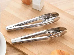 Stainless Steel Food Tongs Kitchen Buffet Cooking Tool Anti Heat BBQ Clip Clamp Barbecue