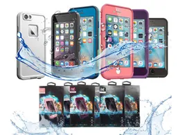 Casos de telefone celular caso vida à prova de água para iphone iphone x 6 s iphone 7 plus fre caso à prova dwaterproof água embalagem varejo 3wkl