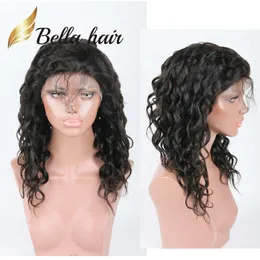 Natural Wave Human Hair Lace Wig Julienchina Malaysian Fashion Curl Frontal Wigs With Baby Hair Hairline