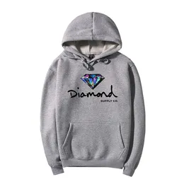 Diamond Supply Co Мужчины Хип-хоп Толстовки Sudaderas Hombre Мужская толстовка с капюшоном Скейтборд Пуловер Молетон Masculino