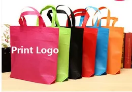 Non - woven Customize bags Shopping bags print logo Clothing Eco Bag gifts On stock wholesale