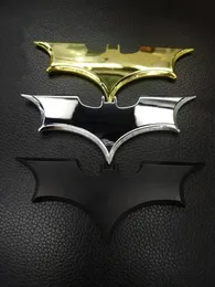 Métal Bat Man badge Noir autocollant de voiture de moto 3D