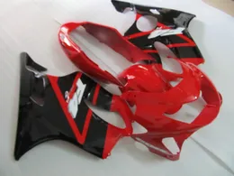 Eftermarknadskit 100% passform för Honda CBR600 F4 1999 2000 Röd Svart Motorcykel Fairings Kroppsdelar CBR600F4 99 00