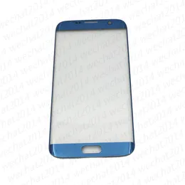 50st Front Outer Touch Screen Glaslins ersättning för Samsung Galaxy S6 Edge G925 S7 Edge G935 Gratis DHL