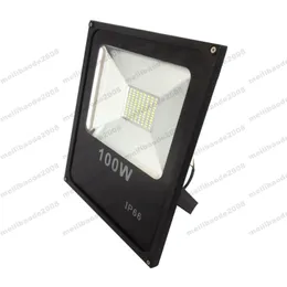 Ny 100W IP66 LED Floodlights SMD Super Slim Vattentät Garden Flood Light LED Spotlighting