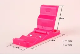 Hot Sales Universal Mobile Telefon Holder Mini Desk Station Plastikowy uchwyt na iPhone dla Samsung Note3 300ps / Lot