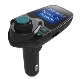 Universal T11 Bluetooth Trådlös bil MP3-spelare Handsfree Car Kit FM-sändare A2DP 5V 2.1A USB Laddare LCD-skärm Hot Selling