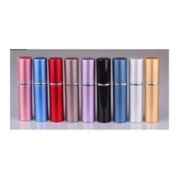 6ml Mini Portable Refillable Parfym Atomizer för parfym Färgrik Travel Spray Bottle Tomma Parfymflaskor Atomizer Kosmetiska behållare