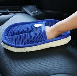 Nowe narzędzie do spryskiwacza samochodowego 1 PC Myjnia samochodowa Czyste gąbka szczotka Cleaner Blue Wave Cars Wash Trójkąt Wysokiej jakości 15